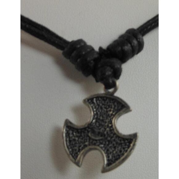 Mystical Vintage Celtic Cross Necklace Pendant Adjustable 24" Sacred Symbols NOS - Picture 6 of 10